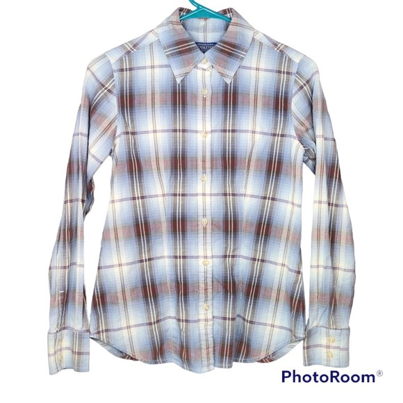 Pendleton Woman’s Fitted Casual Button Down Flannel Shirt Size XS - Picture 1 of 4